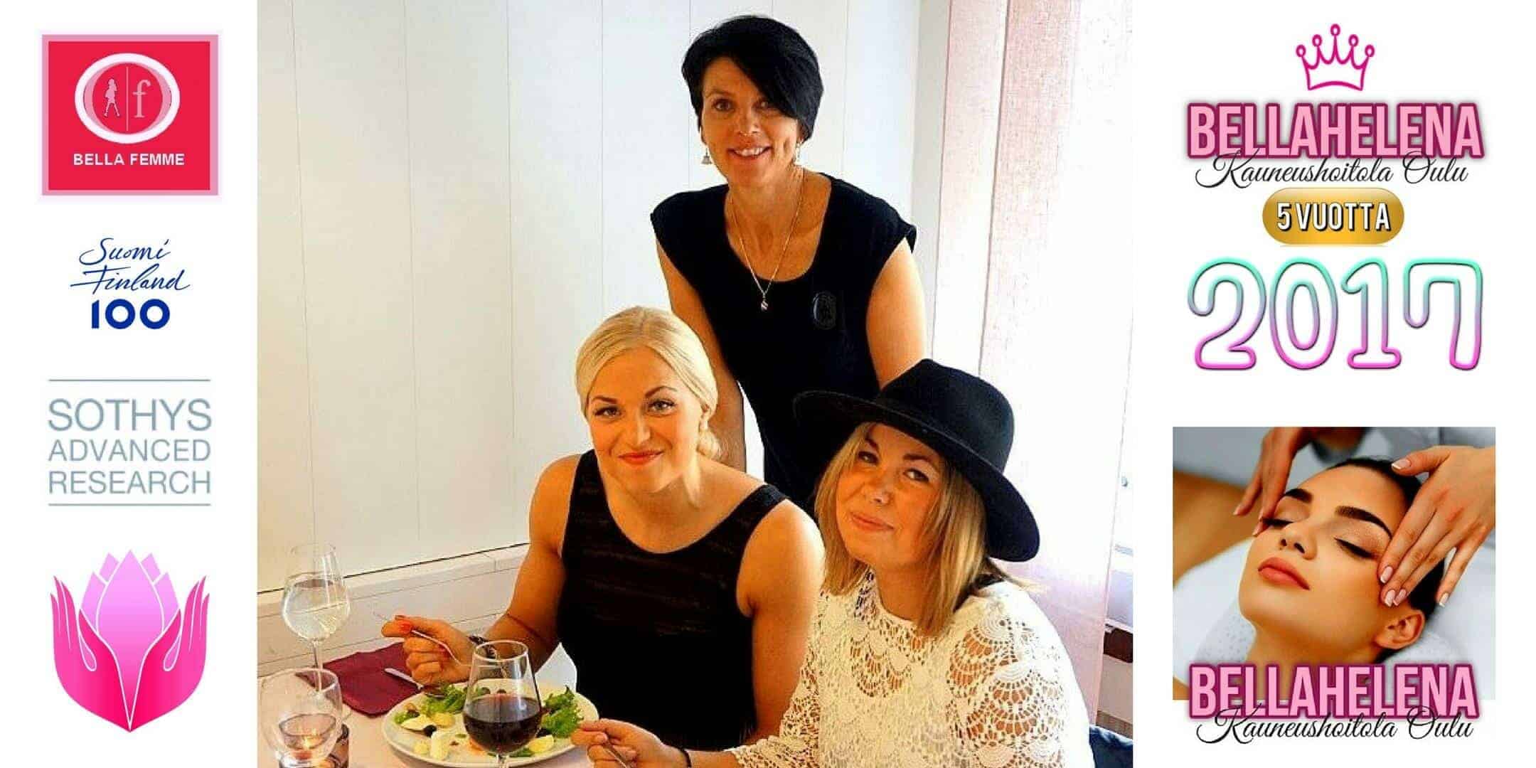 Kauneushoitola BellaHelena Oulu BellaFemme Event Photo Pauliina Salaatilla 2160 x 1080 small Suomi 100 Finland https://bellahelena5vuotta.eventbrite.com